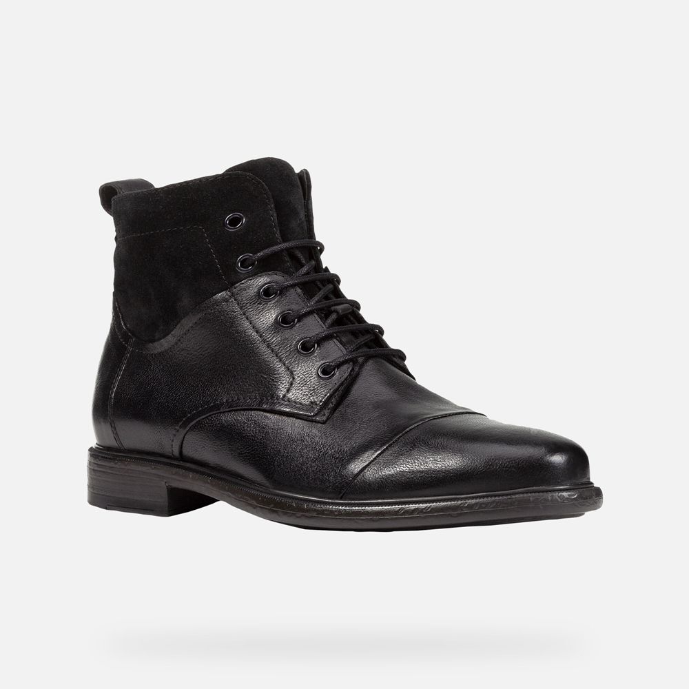 Botas Geox Homem Pretas - Terence - OBNWA7812